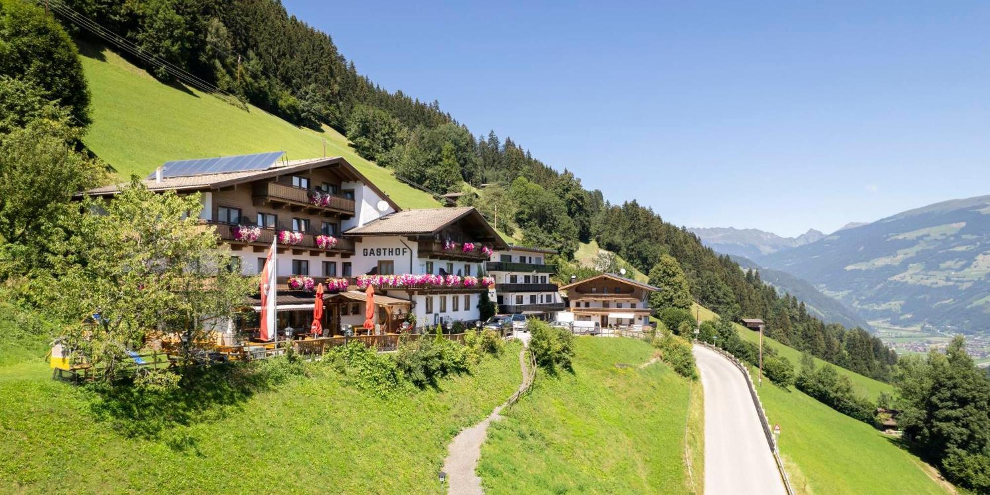 Gasthof Pension Berghof Hippach Exterior photo